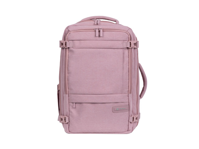 Natec Camel Lite Mochila de Viaje 2 en 1 para Portatiles de 15.6" - Equipaje de Mano de 19 Litros - Color Rosa