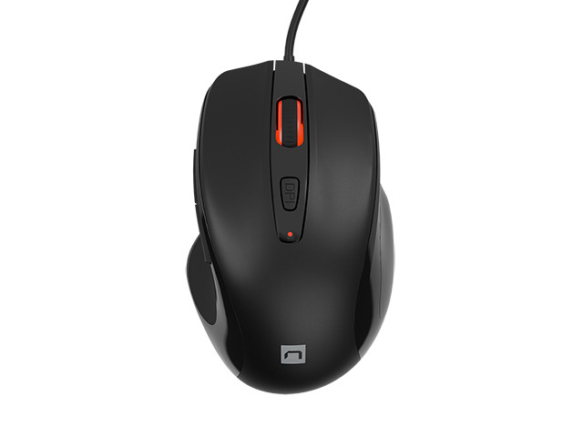 Natec Pigeon 2 Raton USB - 4000 dpi - 5 Botones Programables - Cable de 1,8 mtrs - Color Negro