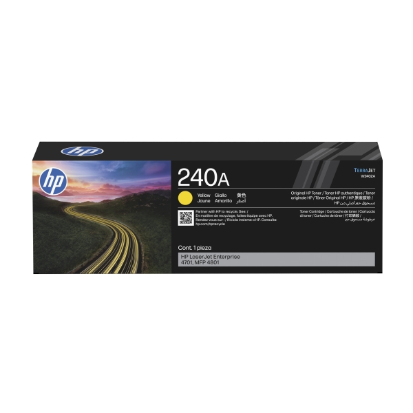 HP W2402A Amarillo Cartucho de Toner Original - 240A