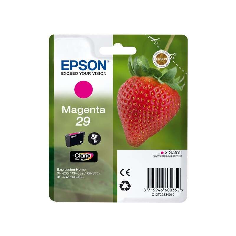 Epson T2983 (29) Magenta Cartucho de Tinta Original - C13T29834012