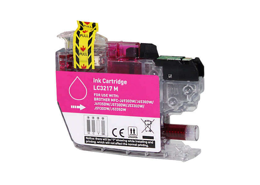 Brother LC3217 Magenta Cartucho de Tinta Generico - Reemplaza LC3217M