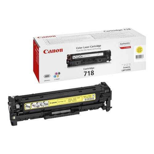 Canon 718 Amarillo Cartucho de Toner Original - 2659B002