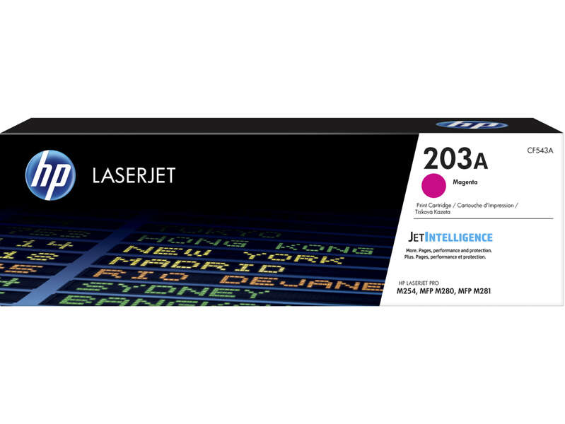 HP CF543A Magenta Cartucho de Toner Original - 203A