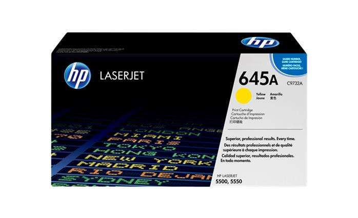 HP C9732A Amarillo Cartucho de Toner Original - 645A